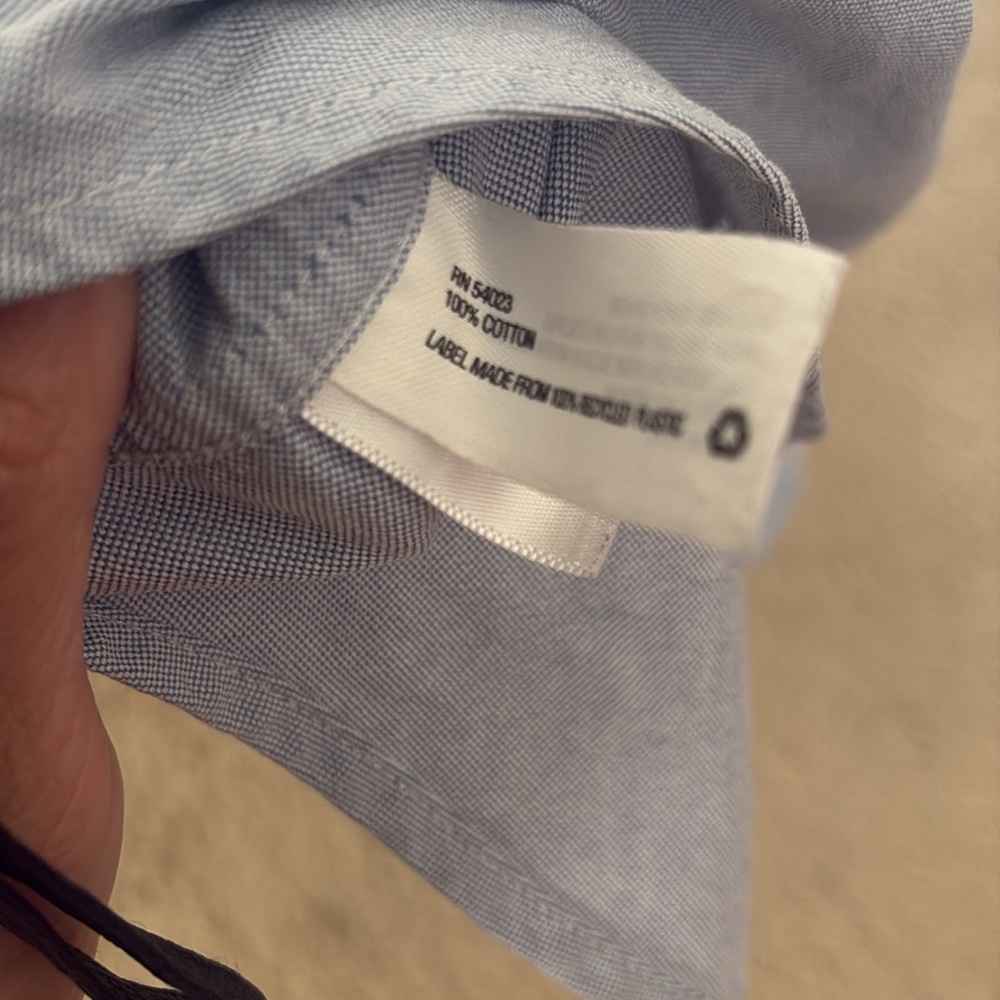 GAP Blue Casual Button Down Shirt - Picture 4 of 4
